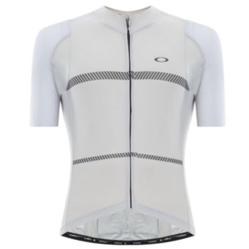 Oakley Jawbreaker Premium Cycling Jersey Mens Grey
